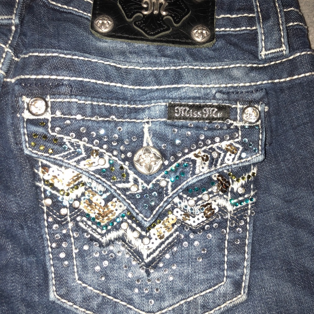 Slightly worn Miss Me jeans